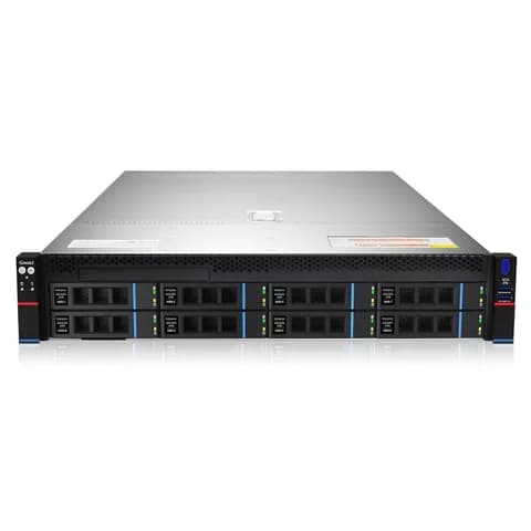 Серверная платформа Gooxi AS201-D08R-G4/2x Intel Xeon 4416+/2x 32GB DDR5 16 memory slots DDR5/LSI-9460-8i RAID 0 1 5 6 10 50 60/8x 3.5/2.5 drives/2x800W