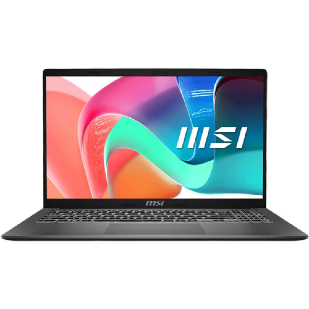 Бизнес Ноутбук MSI Modern 15 F13MG-275XKZ, 15.6" FHD, IPS, Core i3-1315U 4.5GHz/ 8GB DDR4 512GB*1 NVMe Gen4x4 SSD/ Intel® Iris® Xe Graphics /Dos/ Platinum Gray