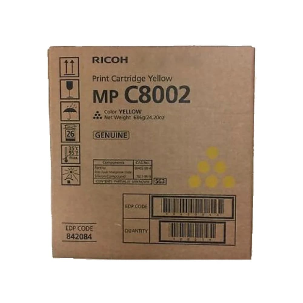 Type-MPC8002 842148/841785 Картридж Ricoh желтый для Aficio MP C6502/8002 (29000стр.)