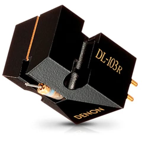 DENON Картридж для проигрывателя винила DL-103REM МС картридж Denon для винилового проигрывателя, 0,25 мВ, 14 Ом, 20 Гц - 45 кГц, динамическая податливость: 5 x 10-6 см/дин, вес: 8,5 гр. Производите