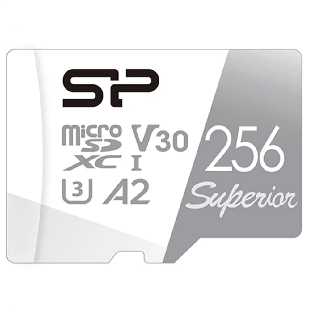 Карта памяти Silicon Power Superior microSDXC SP256GBSTXDA2V20 256GB A2, V30, UHS-I Class 3 (U3), C