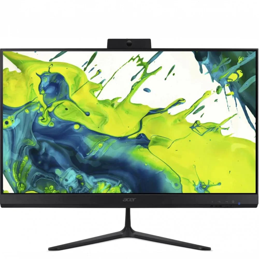 Моноблок Acer Aspire C24-2G (Black ) / AMD Ryzen 5 7430U / 8 ГБ DDR4 / 512 ГБ M.2 NVMe SSD / 23.8" Full HD DLED 120Hz non-touch / Wi-Fi 6E + Bluetooth / беспроводные клавиатура и мышь / Без ОС