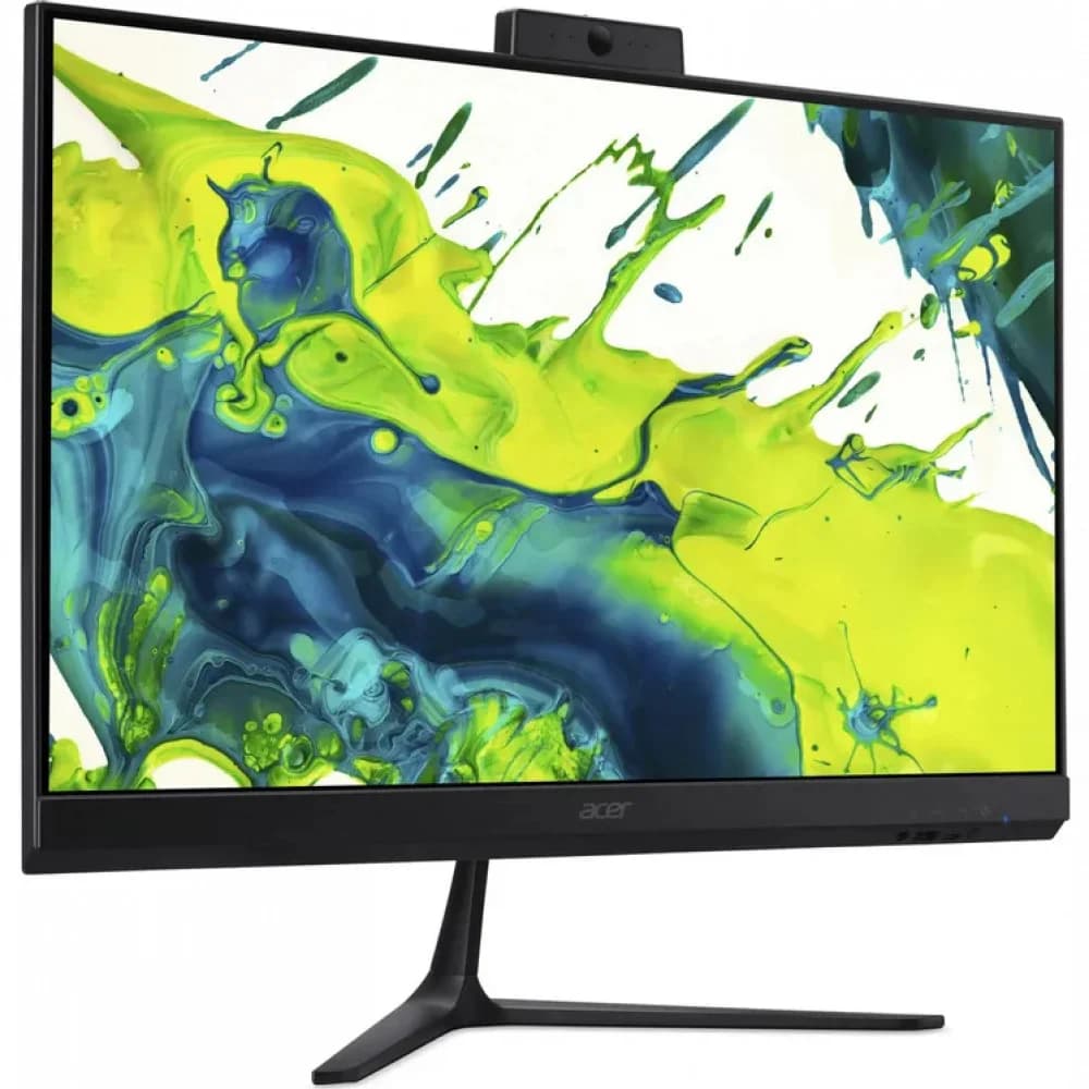 Моноблок Acer Aspire C24B-GMTL (Black ) / Intel Core Ultra 5 115U / 16 ГБ DDR5 / 512 ГБ M.2 NVMe SSD / 23.8" Full HD DLED 120Hz non-touch / Wi-Fi 6 (2×2) + Bluetooth / беспроводные клавиатура и мышь