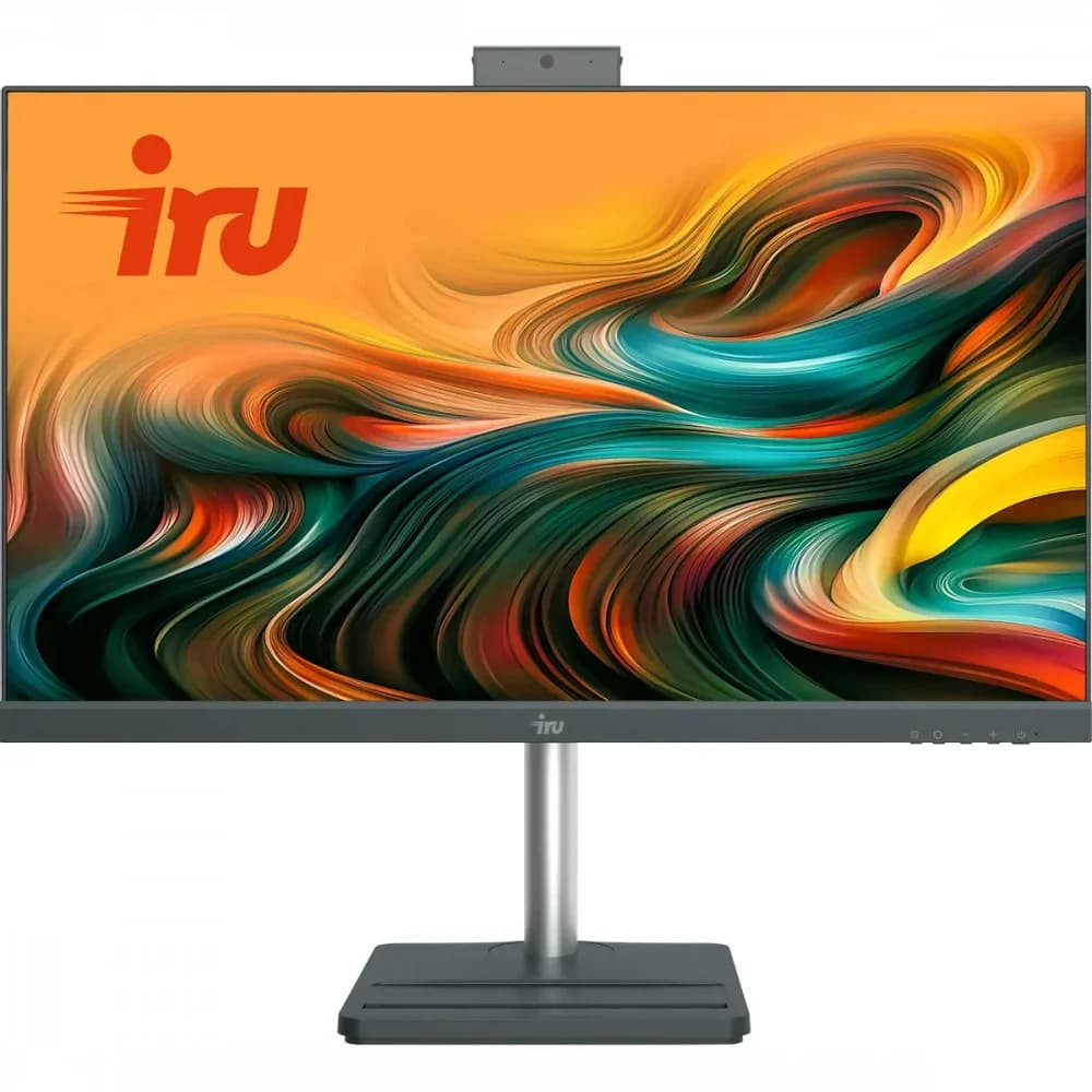 Моноблок IRU Tactio 24ID 24.5" Full HD i5 12450H (2) 16Gb SSD512Gb UHDG CR Windows 11 Pro 64 GbitEth WiFi BT 90W Cam черный 1920x1080
