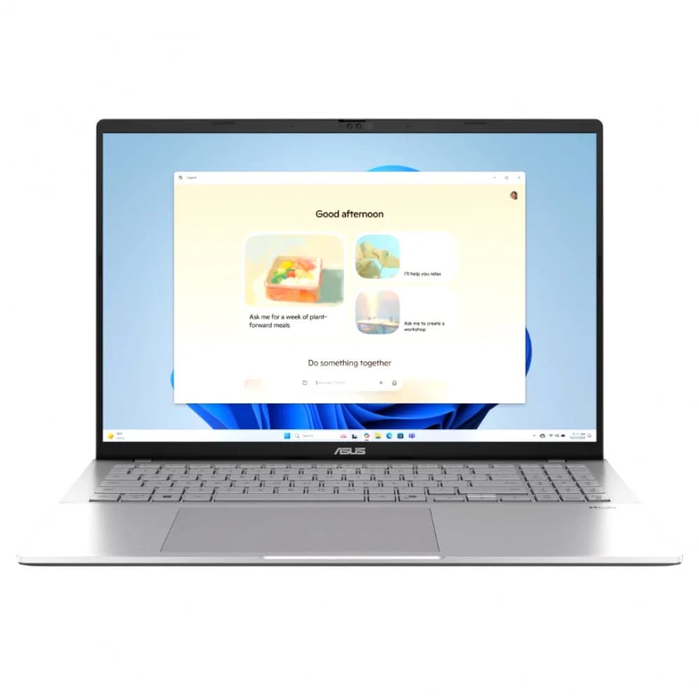 Ноутбук, ASUS Vivobook S16 S3607CA-RP012W, 90NB16I1-M00E50, 16", FHD+ 1920x1200, IPS, 144Hz, Core Ultra 5 225H, 16GB DDR5, 512GB SSD Gen4, Intel Arc Graphics, Windows 11 Home, Серебряный