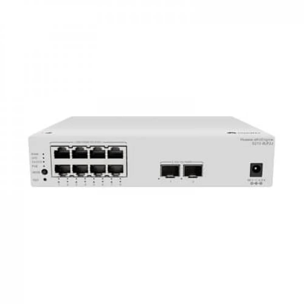PoE Коммутатор | Уровень: Неуправляемый | Интерфейс: PoE/PoE+ 8×RJ45 1Гбит/с / Uplink 2×SFP 2.5Гбит/с | PoE Стандарт: IEEE 802.3af/at | PoE Бюджет: 128W | Скорость коммутации: 26Гбит/с | Скорость пе