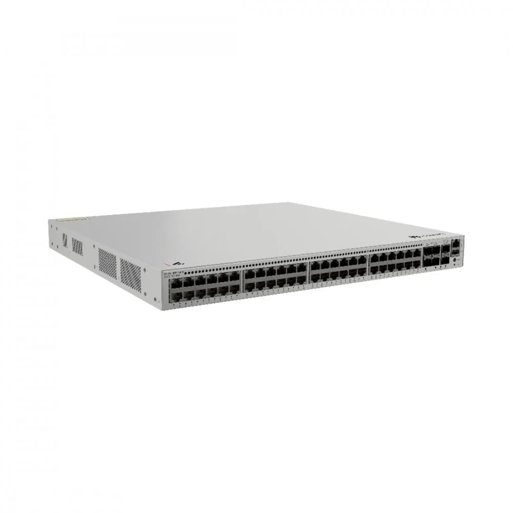 Коммутатор, Huawei, S530-48T4XE, Управляемый L3, 48GE RJ45, 410GE SFP+, 210GE stack ports, пропускная способность 224 Гбит/с, 168 Mpps, стоечный