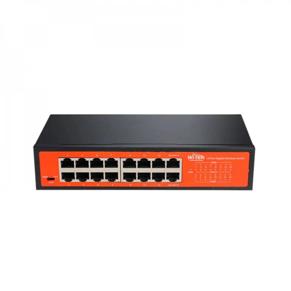 Wi-Tek WI-SG116D V4 16 портовый неуправляемый коммутатор