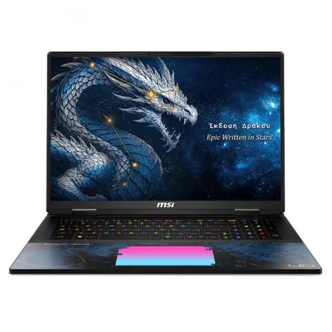 Ноутбук, MSI, Titan 18 HX Dragon Edition Draco Epic A2WJ-1214KZ, MS-1824, 9S7-1824D6-1214, 18", UHD+ 3840x2400, MiniLED, 240Hz, Intel Core Ultra 9 290HX Plus, 48GB*2 DDR5, 2TB SSD Gen5 + 2TB SSD Gen