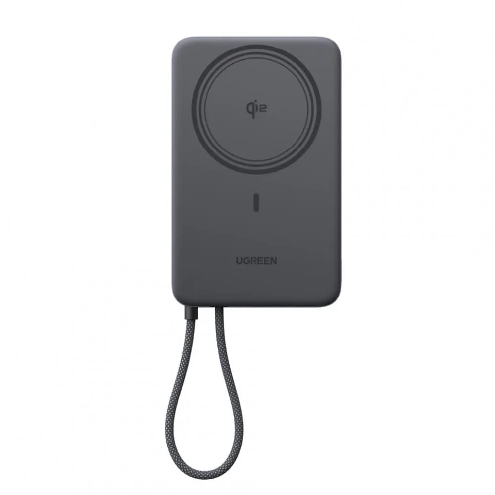 Мобильный аккумулятор Power Bank Mag-Safe, 10000mAh, MagFlow Air Qi2, 30W, PB570 (75982B) UGREEN
