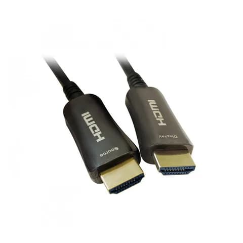 Кабель аудио-видео Digma HDMI 2.0 AOC HDMI (m)/HDMI (m) 50м. Позолоченные контакты черный (BHP AOC 2.0-50)