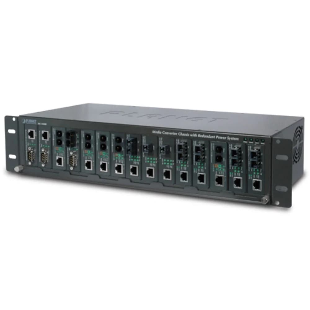 MC-1500R шасси для уставнки медиаконвертеров/ 15-slot 19" Media Converter Chassis with Redundant Power Option