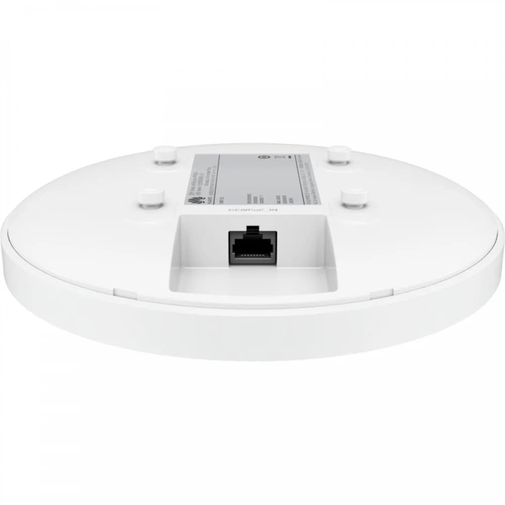 Точка доступа, Huawei, AP362H, внутренняя, Wi-Fi 6 (802.11a/b/g/n/ac/ax), AX3000 (до 2.975 Гбит/с), 22 MIMO, до 256 пользователей, GE (RJ45) 1, PoE 802.3af/at, smart antenna, до 30 м, настенный/пото