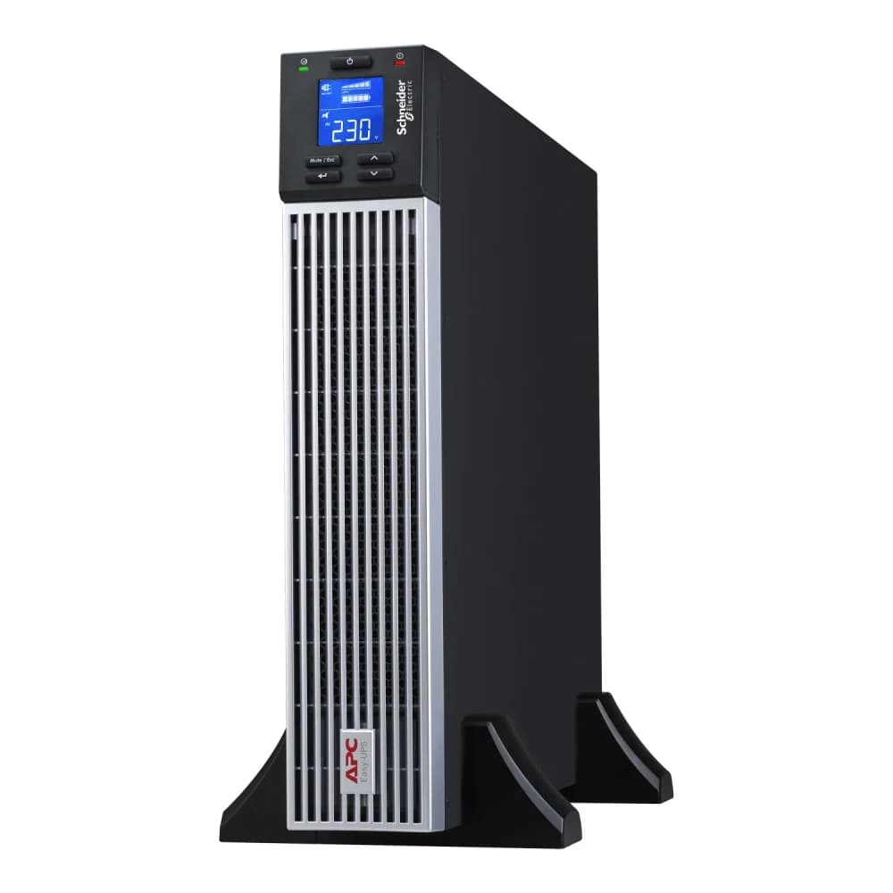 Источник бесперебойного питания, APC, Easy UPS SRVL1KRIRK, Li-Ion батареи, Онлайн, Мощность 1000ВА/900Вт, Стоечный 4U, 230В, Вых:6x IEC C13, Intelligent Card Slot, LCD, W/ rail kit, Чёрный