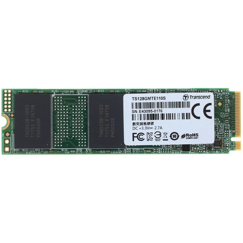 !!! ОПИСАНИЕ НЕПОЛНОЕ - Модель: MTE110S Форм-фактор: PCIe M.2 Интерфейс: NVMe PCIe Gen3 x4 Тип памяти: 3D Скорость передачи данных: Скорость чтения 1500 МБ/с, Скорость записи 400 МБ/с Операционная с