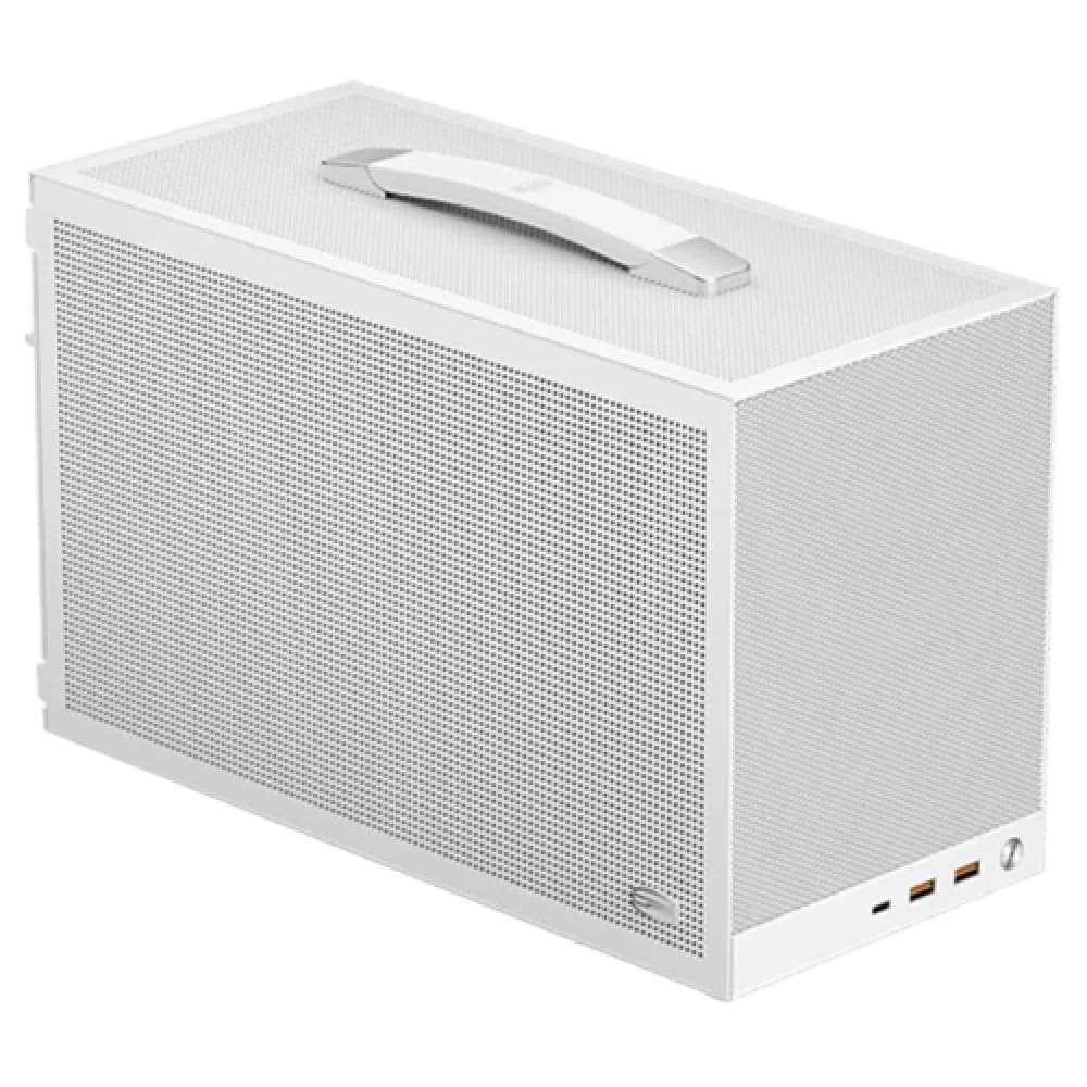 Корпус без блока питания/ Case PCCooler K101 MESH WH 3F, Mini-Tower, Mesh, 3x120mm, 2xUSB-A 3.0 + 1xUSB-C 3.1, SFX PSU Support, mITX White