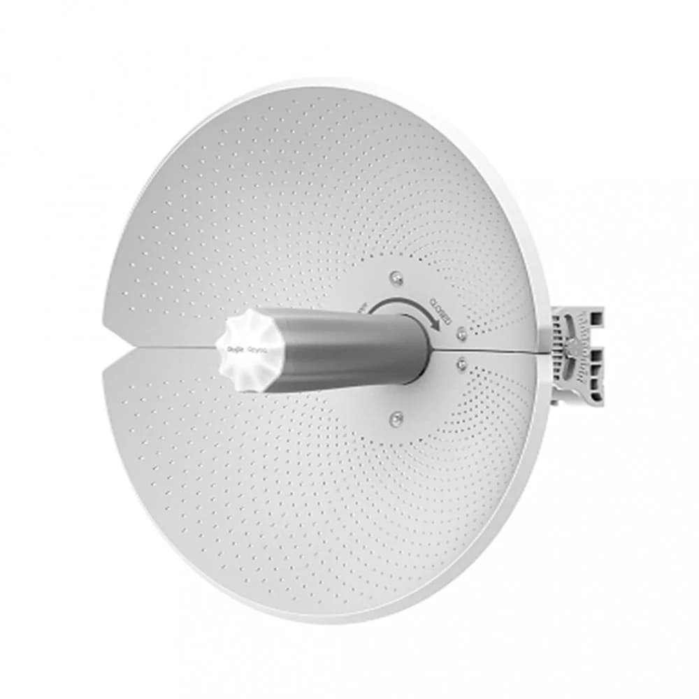 WiFi Радиомост | Интерфейс: Ethernet 1×RJ45 10M/100Mbps / Wi-Fi 5GHz IEEE802.11 a/an/ac 867Mbps | Протоколы: DHCP, DNS, WMM, VLAN | Мощность передатчика: 0 до +26 dBm | Антенна: Усиление 23dBi / Нап