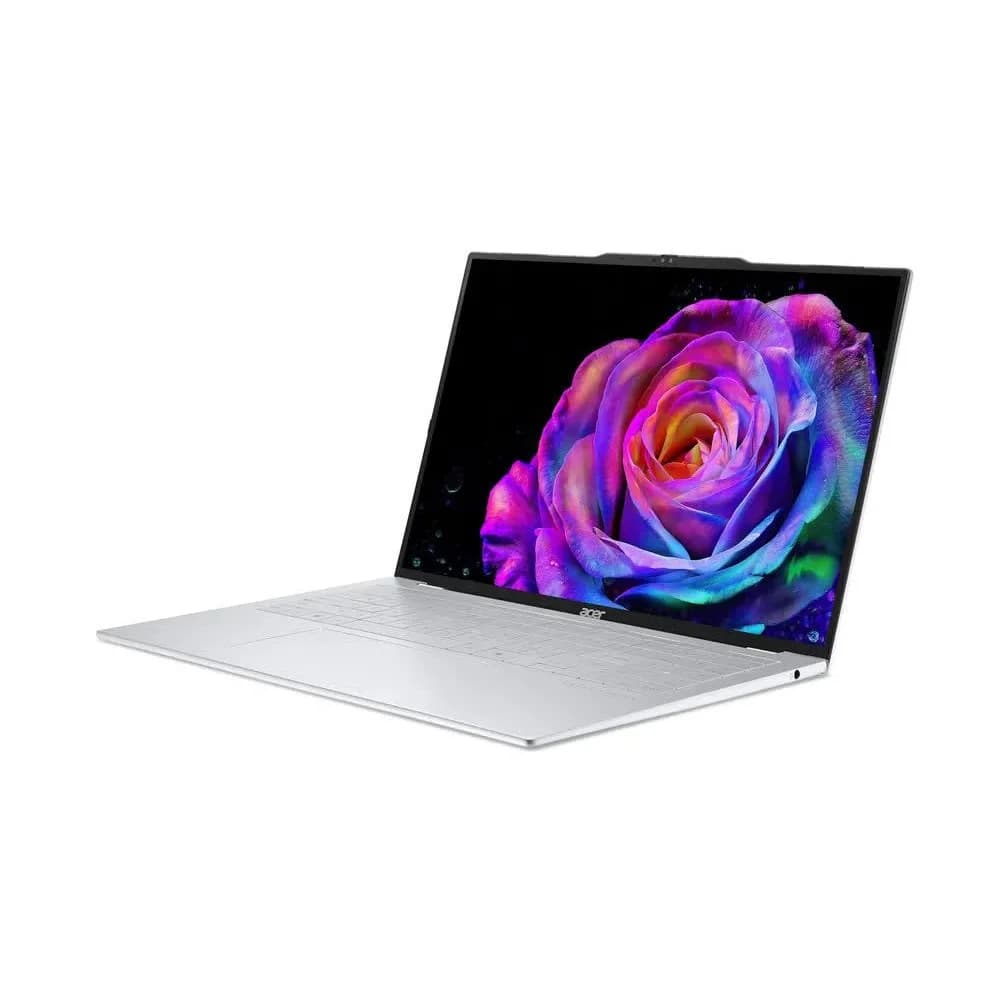 Ноутбук Acer SFA16-61M 16" WUXGA OLED Ryzen AI 7 345 16 GB LPDDR5 512GB SSD Silver Metal NoOS