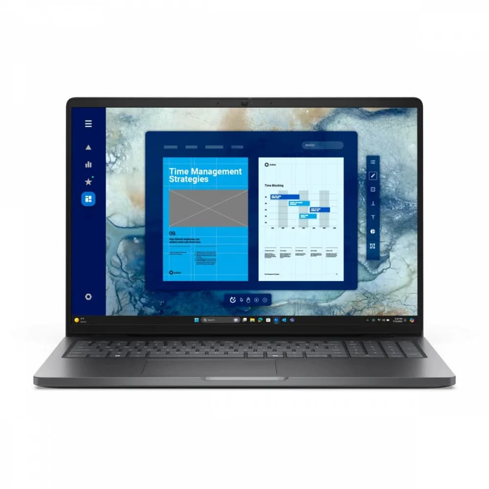 Ноутбук Dell Pro 16 PC16250, Core Ultra 5 235U/16"FHD+/16GB/512GB/Intel Graphics/LAN/W11Pro