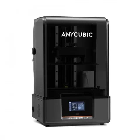 Фотополимерный 3D принтер, Anycubic, Photon Mono M7 Max PM7MBK0C-O, 14.3 литра, 297.5х164х300 мм, до 63 мм/ч, Экран 13.6" 7K (COB), Автоподача смолы, 4-точечная калибровка, Сенсорный дисплей 4.3", U