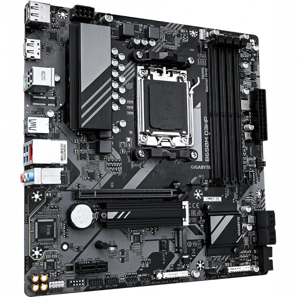 Материнская плата GIGABYTE AMD B650 SAM5 MATX B650M D3HP 1.3