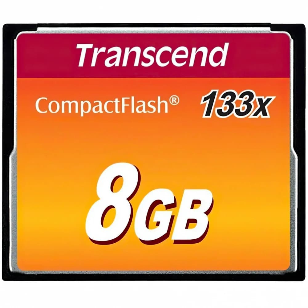 Compact flash 8Gb 133x Оптимальный выбор для фотографов-любителей. Используется в цифровых камерах, карманных компьютерах и других устройствах. Скорость: 20 Мб/с (чтение), 20 Мб/с (запись) Размеры: