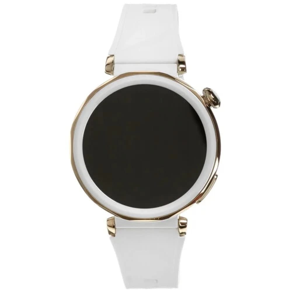 Смарт часы, Huawei, Watch GT 5 Pro JNA-B29F 42mm, Дисплей 1.32" цветной AMOLED-экран, Разрешение 466 x 466, Водонепроницаемые (5 АТМ), Вес 48 гр, (White Fluoroelastomer Strap) Белый