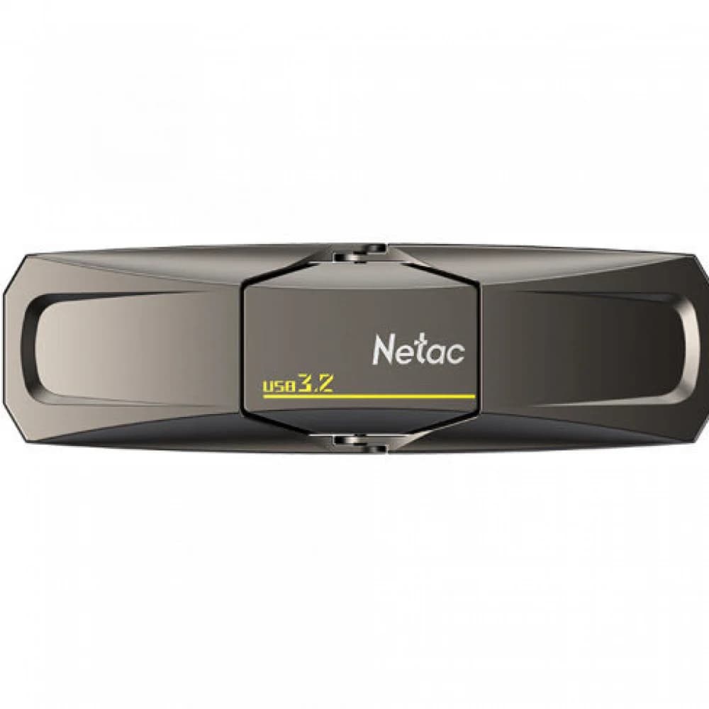 Флеш-накопитель Netac US5 NT03US5C-512GB-32TA USB3.2 512GB black (zink alloy housing)+TypeC Solid St