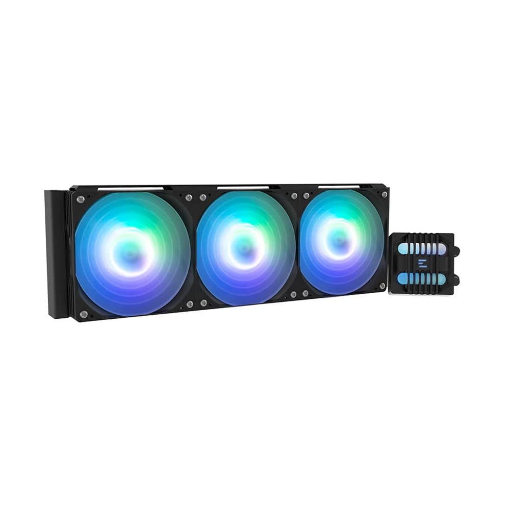 Кулер с водяным охлаждением, Zalman, ALPHA2 SE A36 Black, ALPHA2 SE A36 Black, intel 1151/1200/1700/1851 и amd AM4/AM5, TDP 350W, 3*120 мм, 600-2000 об/мин, 69.12CFM, 29.7dB(A), Черный