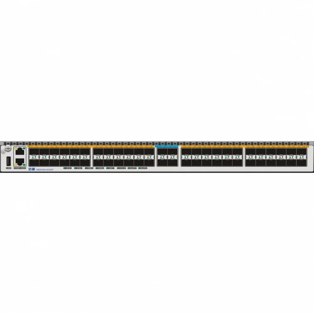 NSS4330-60GXF Коммутатор V2 Version:48*100/1000M SFP interfaces, 4*10G SFP+ interfaces, Dual Extension Slots, Dual Power Slots.