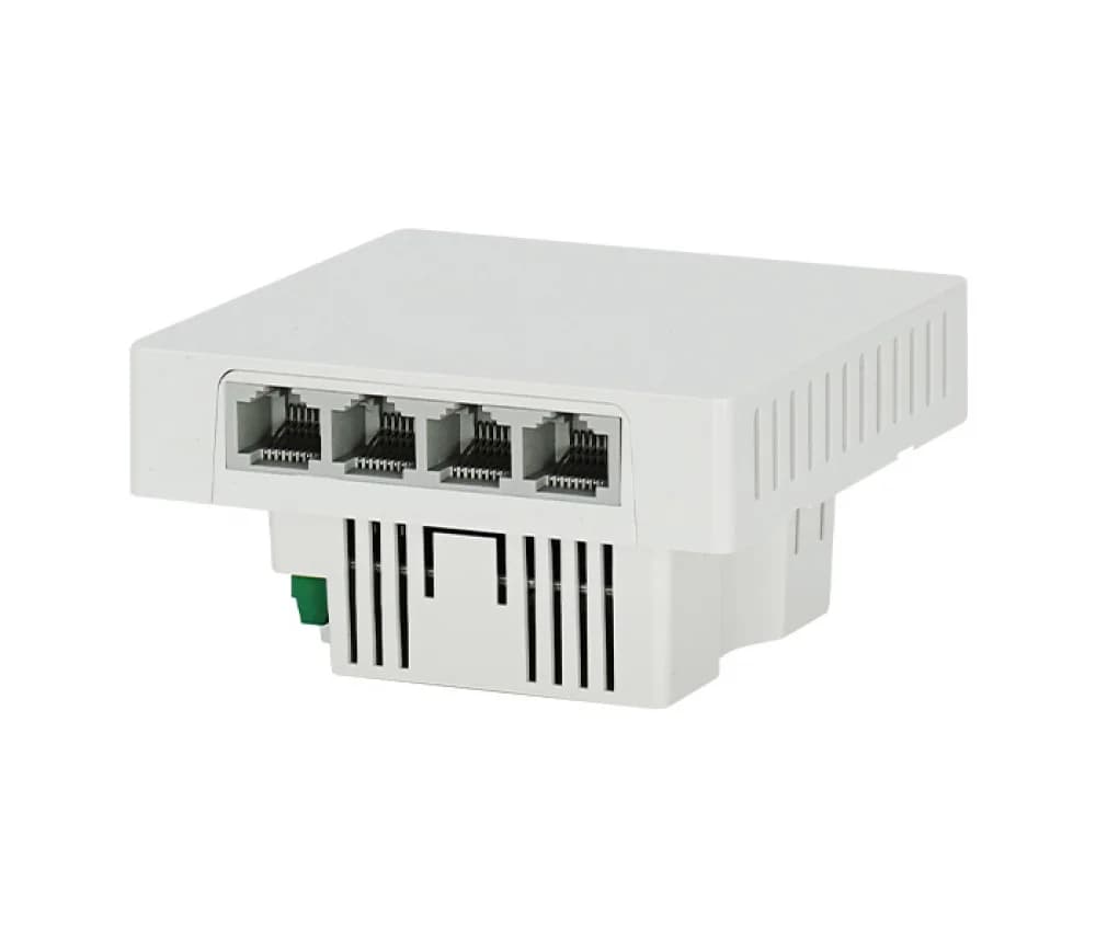 WAP2100-W618 Точка доступа WAP2100-W618 in-wall intelligent WiFi6 AP, 1 GE-WAN port, 4 GE-LAN ports, built-in MIMO antenna, WiFi6 , 1775Mbps, POE power supply (POE devices need to purchase.)