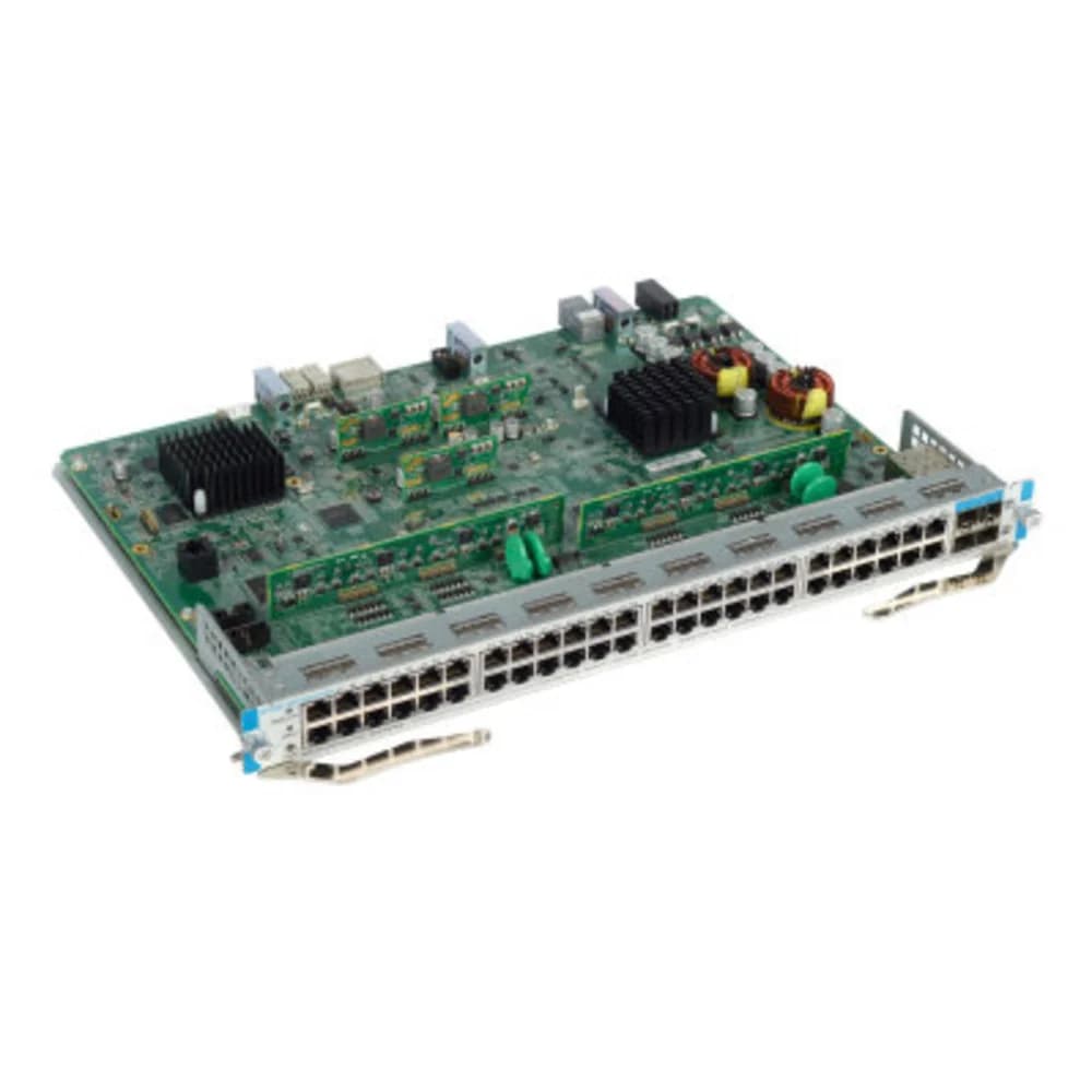 Интерфейсный модуль EA cards series, 48 10/100/1000Base-T ports(RJ45), 4 10GE SFP+(LC) ports