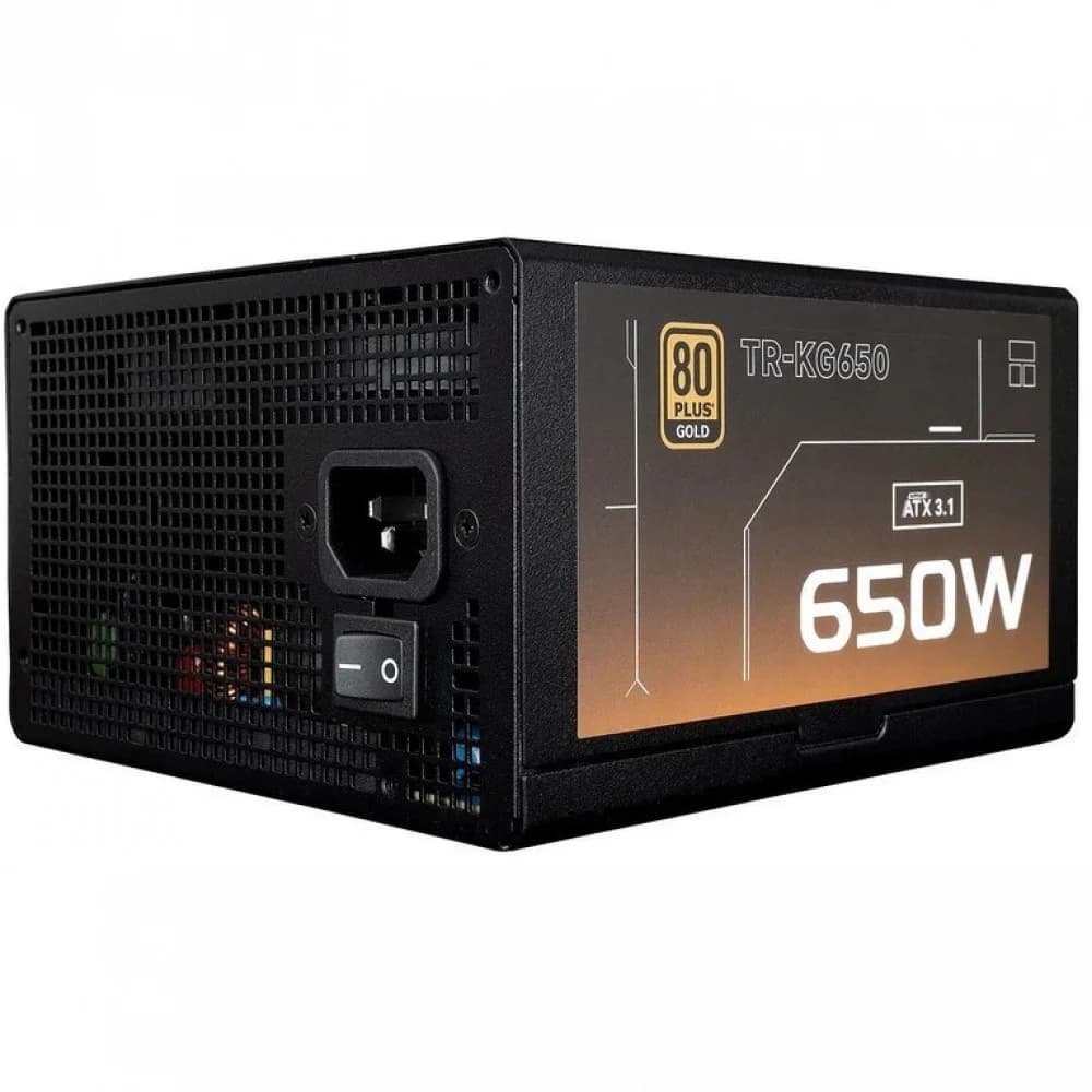 Блок питания 650W/ Power Supply Thermalright, 650W 80+ Gold (ATX, 3.1, Full modular, 1x24(20+4)pin, 2xCPU 8(4+4)pin, 2xPCIe*2 8(6+2)pin, 3xSATA3, 2xMOLEX4pin, Active, 120x120mm, 150x140x86mm, APFC,