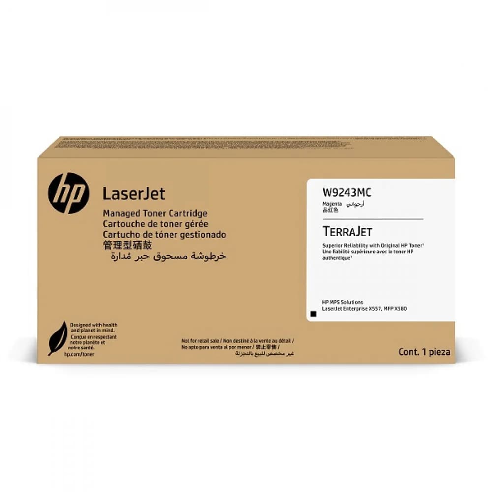 Картридж HP Europe/W9243MC Magenta Mngd LaserJet Toner Cartridge/Лазерный/Пурпурный W9243MC
