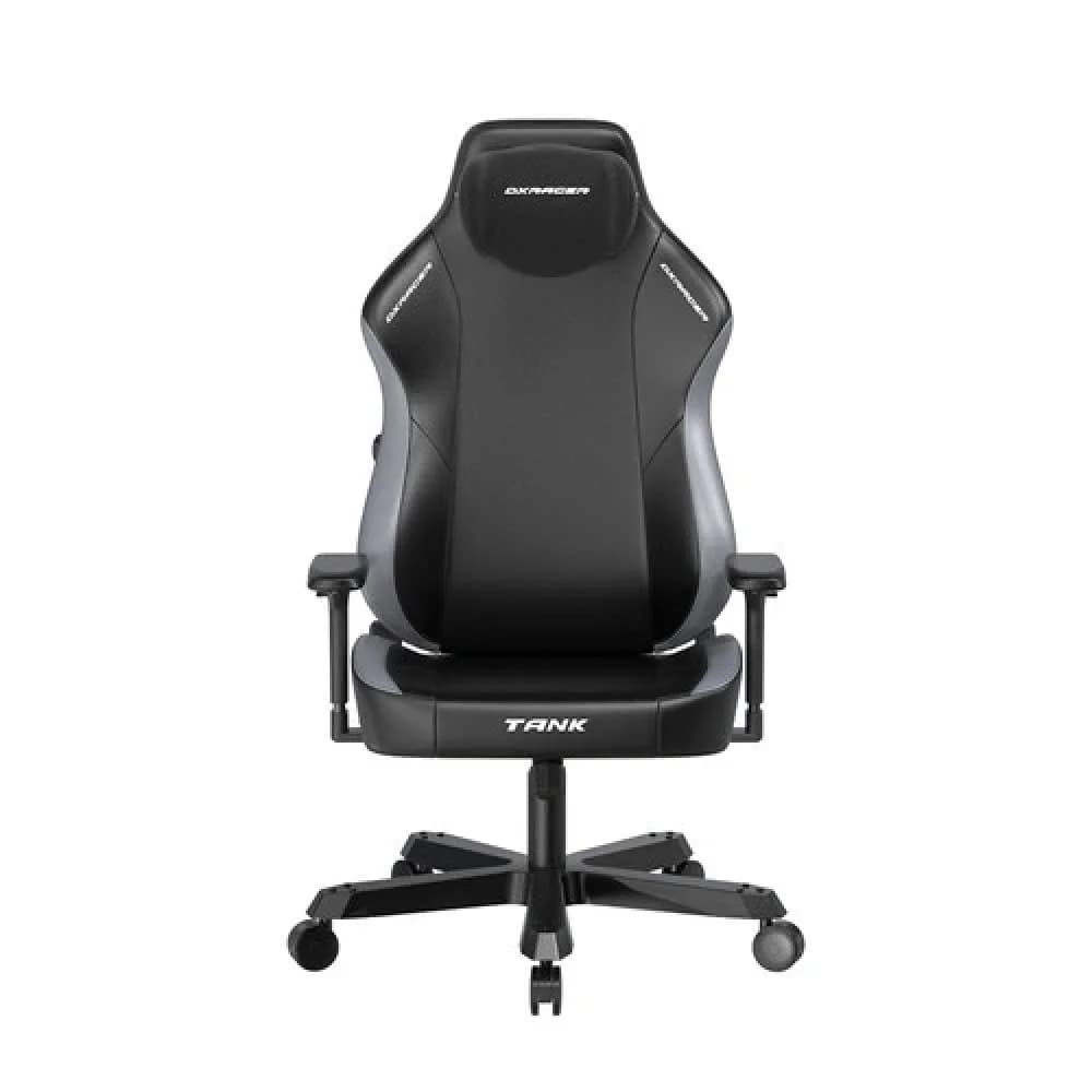 Кресло геймерское DXRacer Tank GC/XXLTK23LTA/NG, регулировка высоты, подлокотник, 160кг, Black-Grey