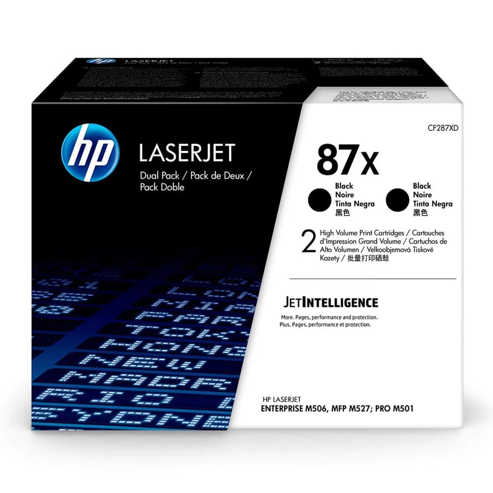 Картридж HP Картридж лазерный HP 87X CF287XD черный x2упак. (36000стр.) для HP LJ Ent M506/M527 (576083)