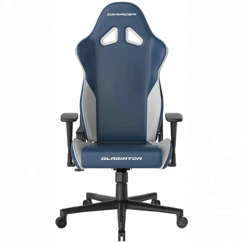 Игровое компьютерное кресло, DX Racer, GC/LGN23LTCLTA/IW, Gladiator series, Рекомендуемый рост: до 190 см, Рекомендуемый вес: до 115 кг, Эко-кожа и винил PU,PVC, Вид наполнителя: губчатая пена высок
