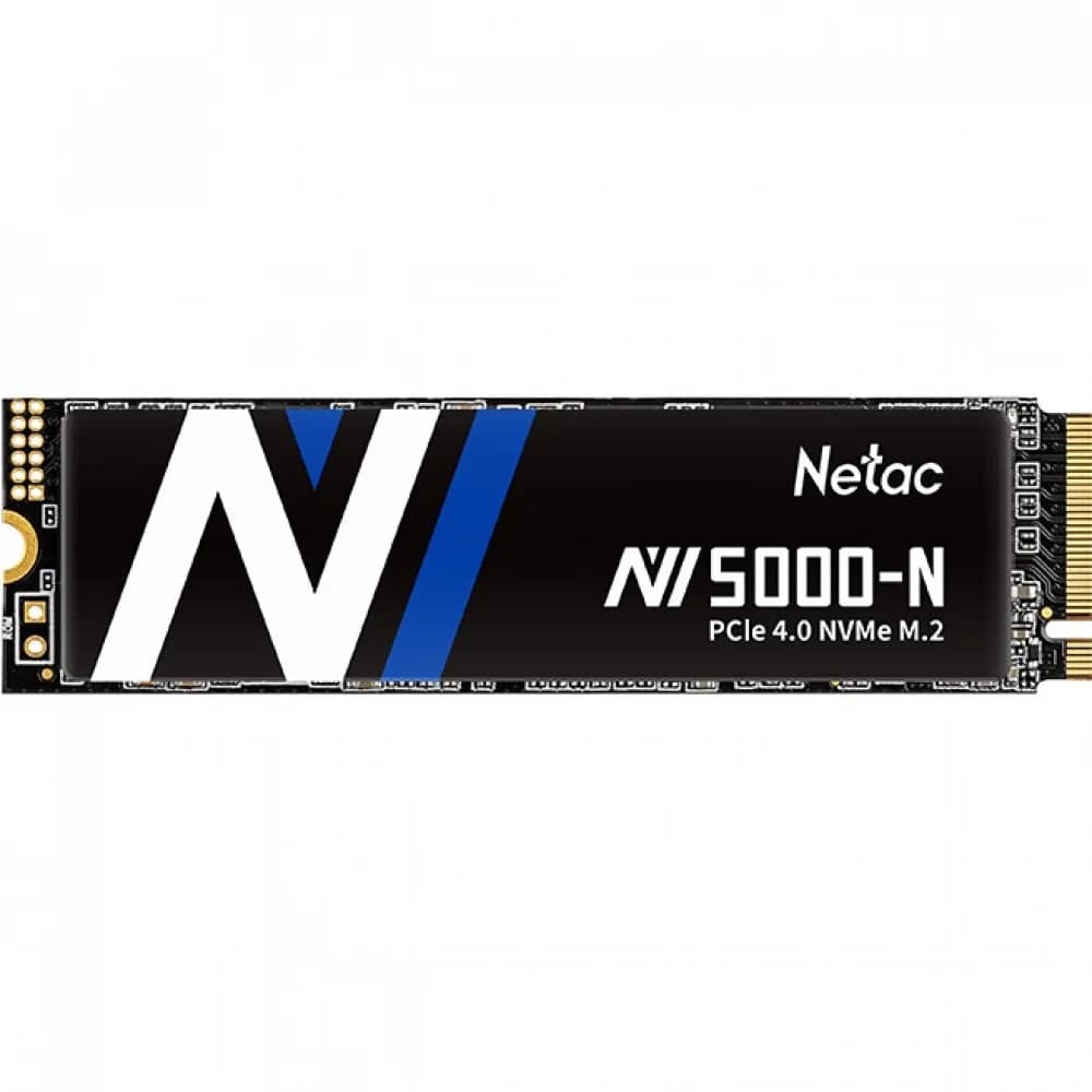 Твердотельный накопитель SSD M.2 Netac 1.0Tb NV5000-N Series <NT01NV5000N-1T0-E4X> Retail (PCI-E 4.0 x4, up to 4800/4600MBs, 3D NAND, 640TBW, NVMe 1.4, 22х80mm)