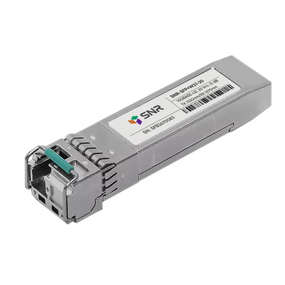 Трансивер SNR Модуль SFP+ WDM, дальность до 20км (12dB), 1330нм