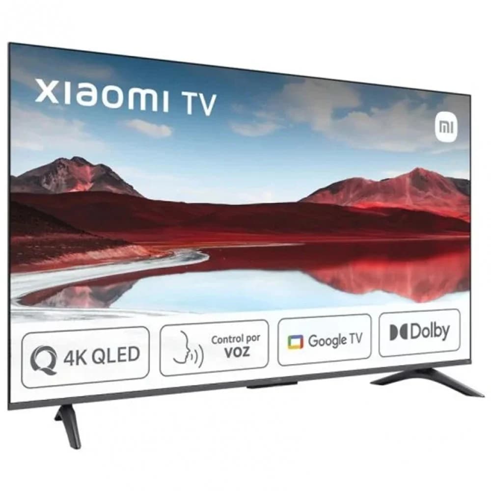 Смарт телевизор, Xiaomi, A Pro 2025 43", L43MA-SRU, QLED, UHD (3840x2160), 60 Гц, Android, Quad A55, Mali G52 MC1, 2GB/8GB, 178/178, динамики 2x8 В, Bluetooth, Wi-Fi, HDMIx3, USB, AV, LAN, VESA 100*