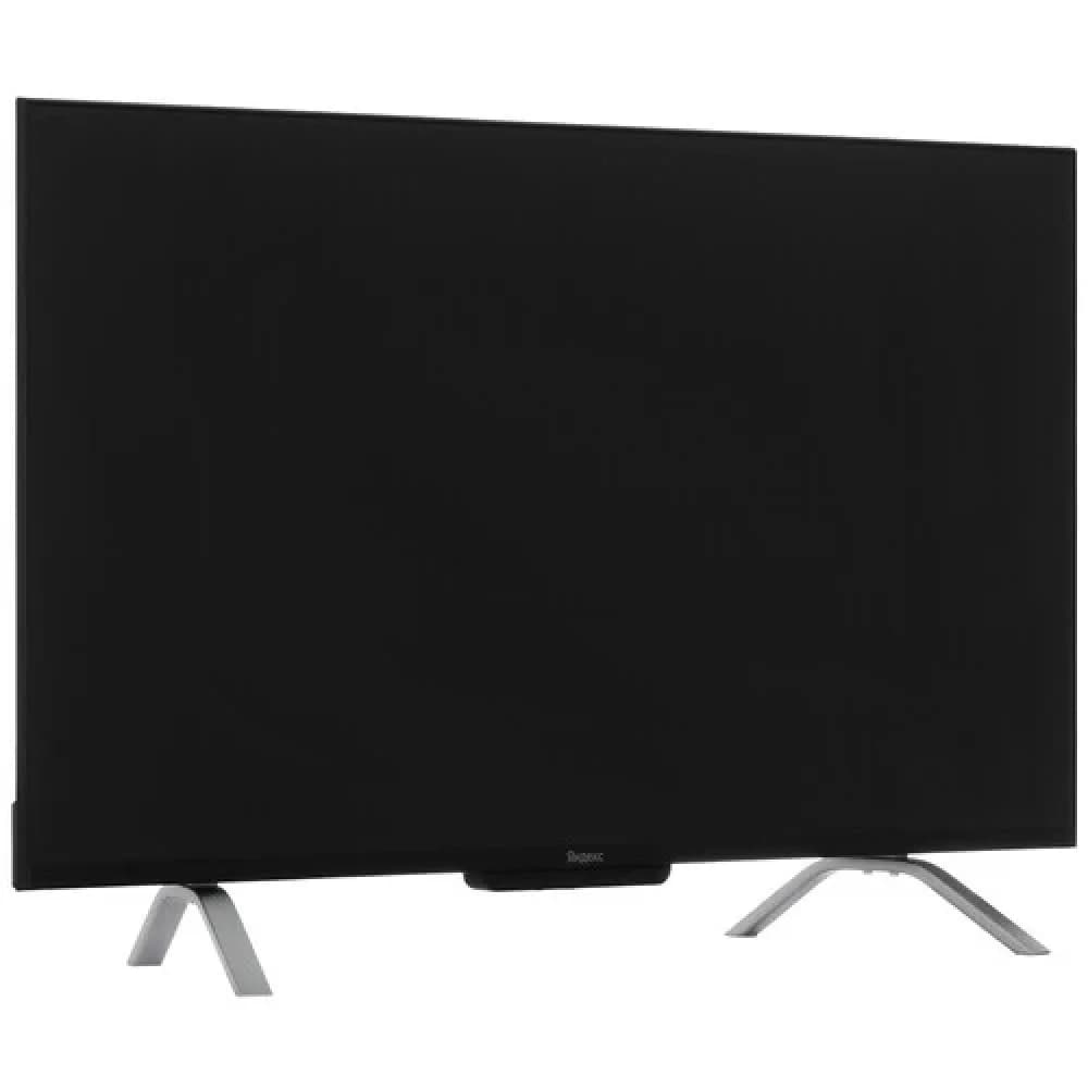 Телевизор Яндекс, ТВ Станция с Алисой на YandexGPT, YNDX-00093, QLED 43", 38402160 4K UHD, 60 Гц, 450 (nits), звук 34 Вт, 4 динамика, YaOS X, RAM 3 GB, Flash 32 GB, Wi-Fi, 1 USB 2.0 + 1USB 3.0, Blue