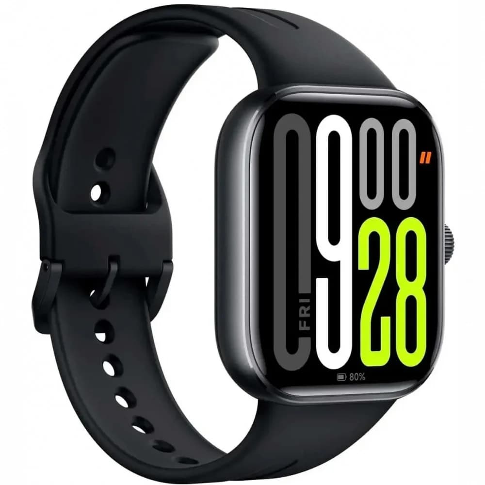 Смарт часы, Xiaomi, Redmi Watch 5, M2462W1 / BHR9389GL, Дисплей 2.07" AMOLED, Разрешение 432 x 514, Водонепроницаемые (5 АТМ), GPS+GLONASS, Galileo, BDS, QZSS, Батарея 550 мАч, Чёрный