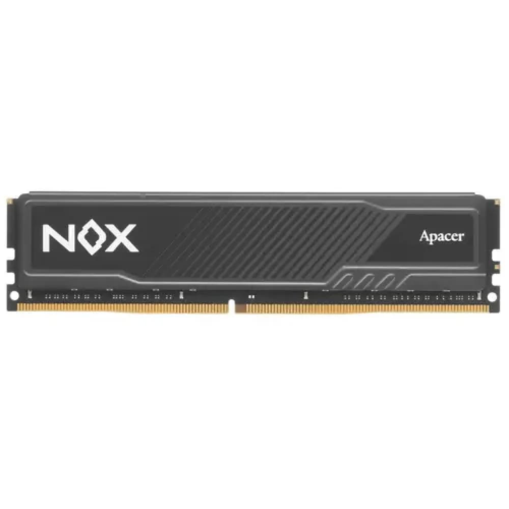 Оперативная память Apacer DDR4 16GB 3200MHz DIMM NOX Black Gaming Memory (PC4-25600) CL16 1.35V Intel XMP 2.0, Heat Sink (Retail) 1024*8 3 years (AH4U16G32C28YMBAA-1)