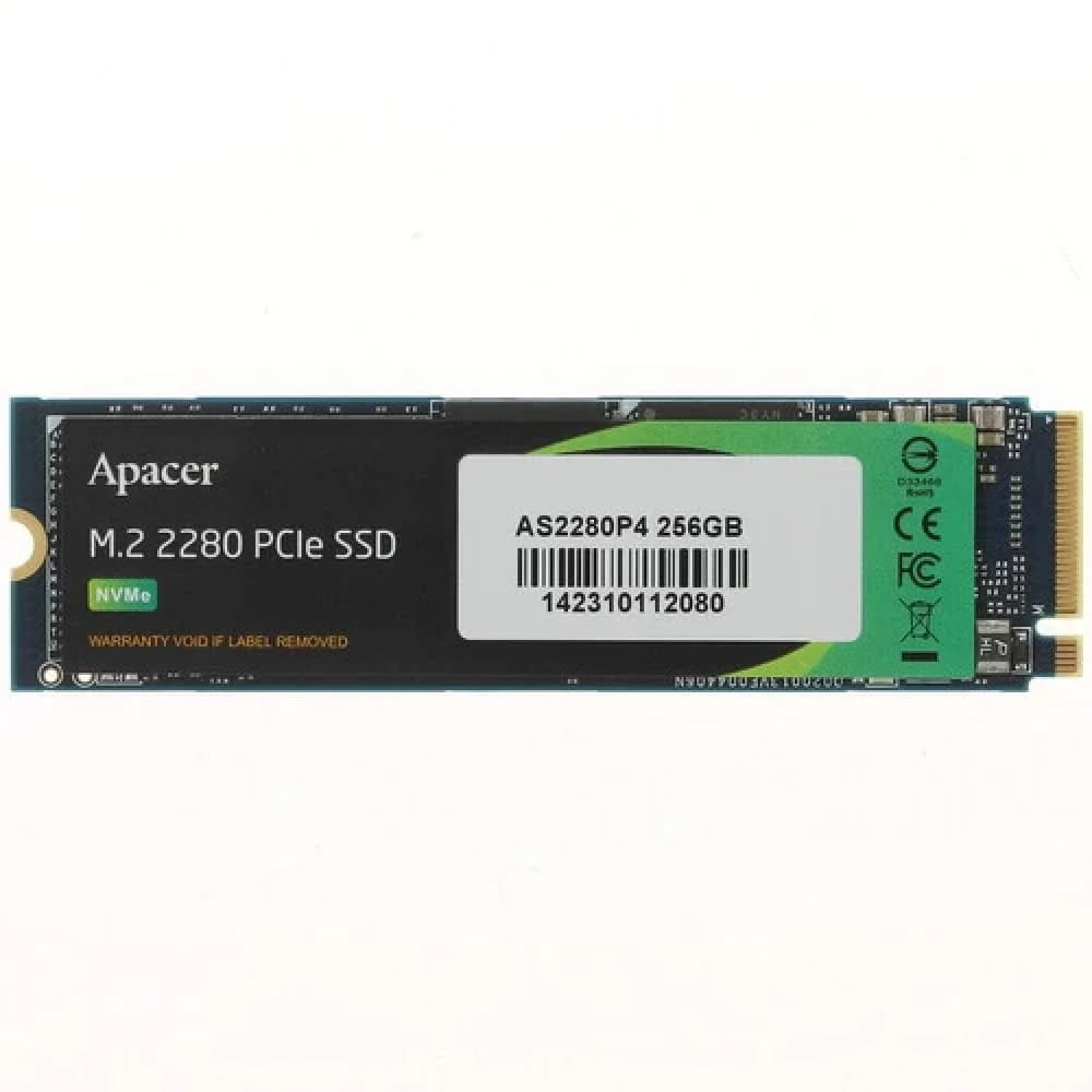 Твердотельный накопитель Apacer SSD AS2280Q4L 256Gb M.2 2280 PCIe Gen4x4, R3600/W3000 Mb/s, 3D NAND, MTBF 1.5M, NVMe 1.4, 170TBW, Retail, 3 years (AP256GAS2280Q4L-1)
