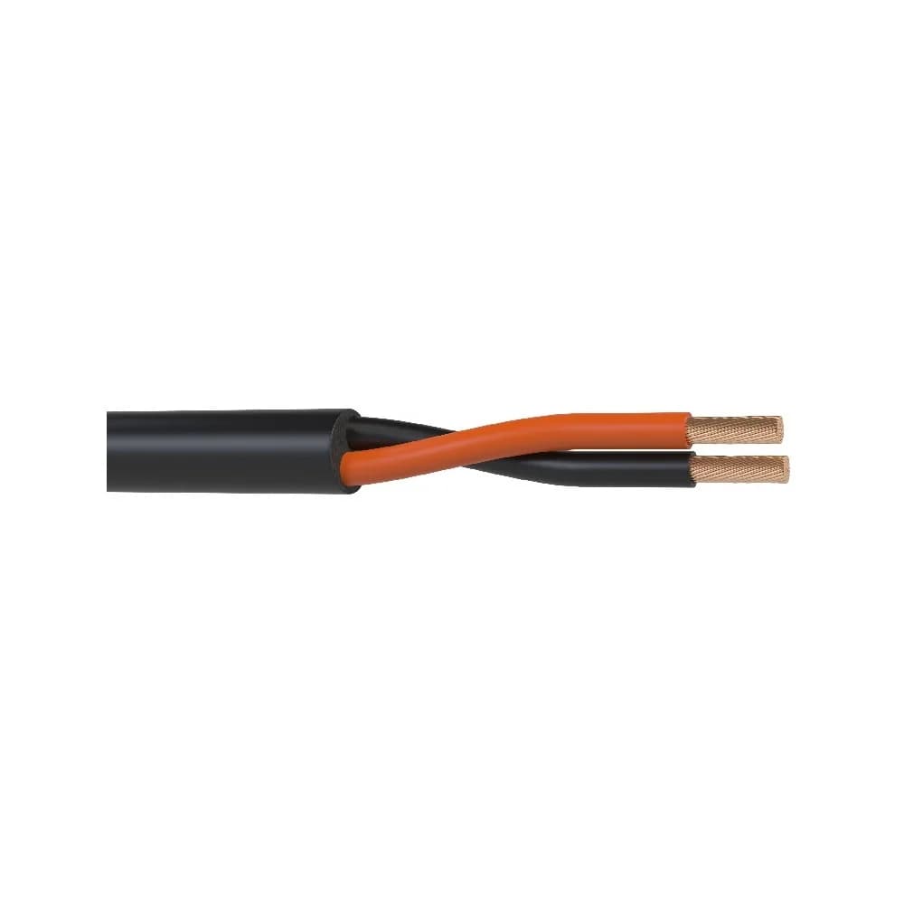 WSC12300FL - Кабель акустический Wize WSC12300FL 300 м, 12 AWG FRNC/LSZH, 4 мм2, диаметр 12мм, медь 56 x 0,30мм, черный, бухта