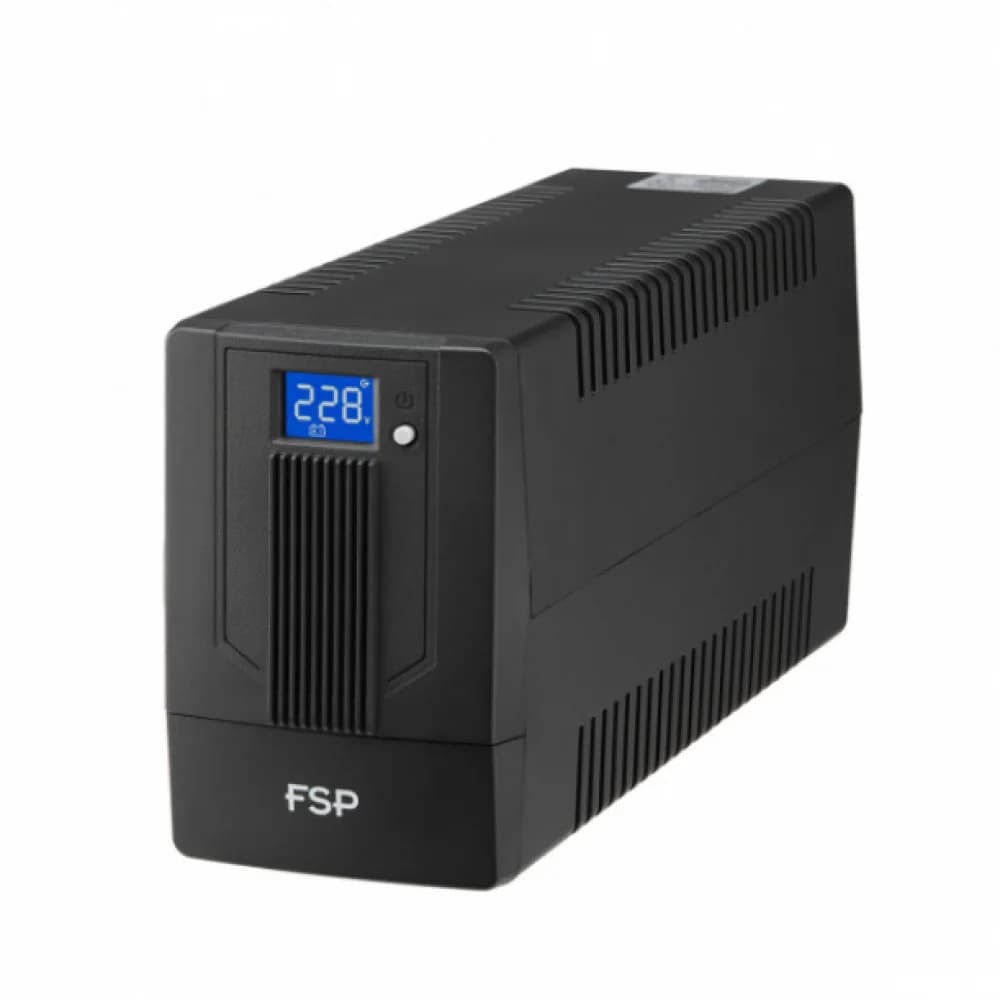 UPS FSP iFP 600, 600VA, 360W, 1x12V/7 Ah, AVR 110-120В, 2xSchuko, RJ-11, USB-B