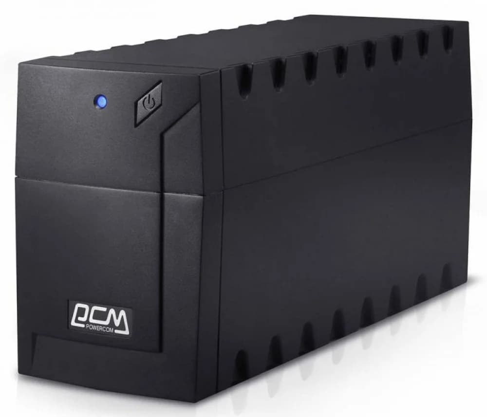 Источник бесперебойного питания Powercom Raptor, Line-Interactive, 600VA / 360W, Tower, 3*IEC320-C13, USB (792803)
