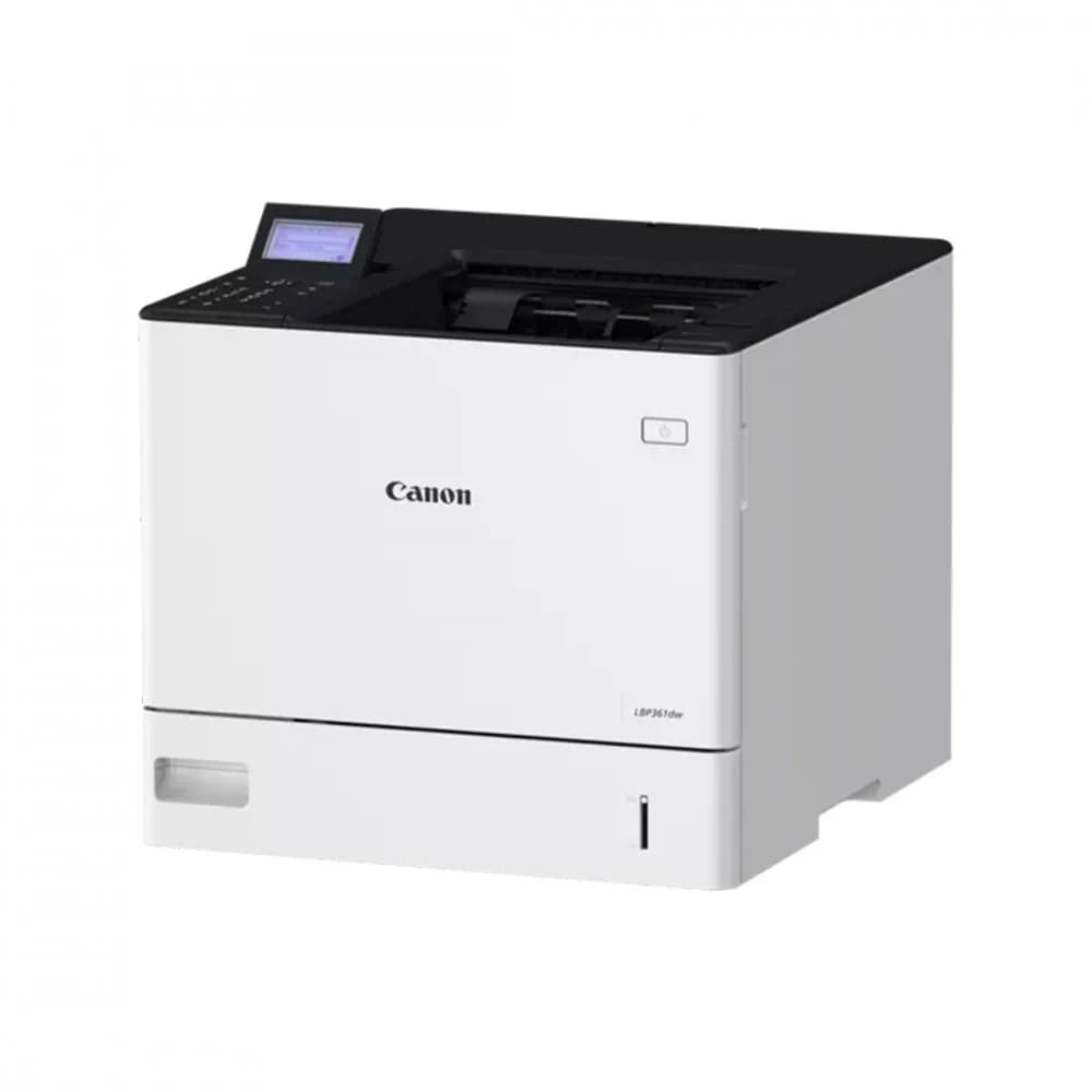 Монохромный лазерный принтер, Canon, i-Sensys LBP361DW, 5644C008AA, A4, лазерный, 61 стр./мин, нагрузка (max) 275K в месяц, ёмкость лотка - 550 листов, процессора 1,6 ГГц x 2, память 2 ГБ, Хранилище