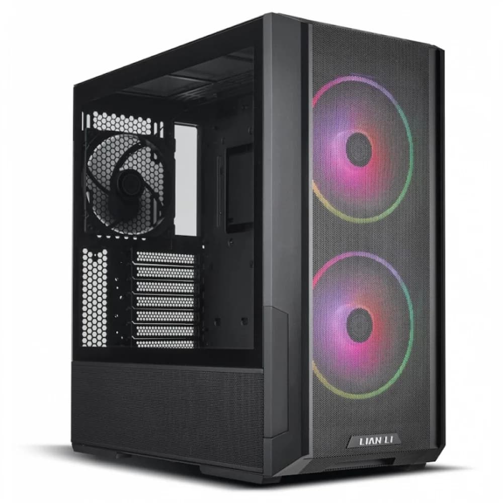 Корпус LIAN LI Lancool 216 Black RGB, Medium Case: ATX/E-ATX/Micro-ATX/Mini-ITX, 2xUSB 3.0, 1xUSB Type-C, 1xAudio, Included Fans: 2x160mm ARGB, 1x140mm PWM