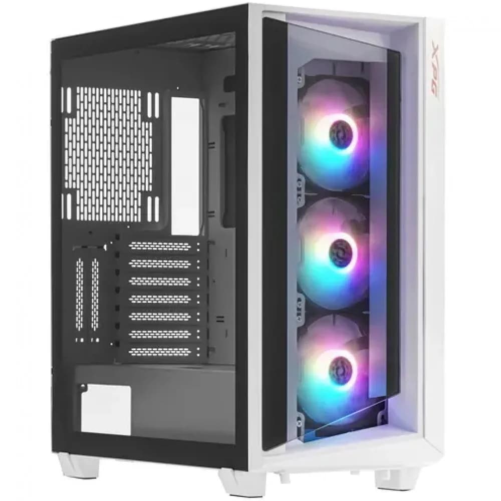 Компьютерный корпус, XPG, Cruiser CRUISERST-WHCWW, Mini-ITX,Micro-ATX,ATX,E-ATX,CEB,EEB, 2*USB 3.0, 1*Type-C, HD-Audio+Mic, 1*LED Control, MID-TOWER, Кулер 3*XPG VENTO 120 ARGB Fans, Высота процессо